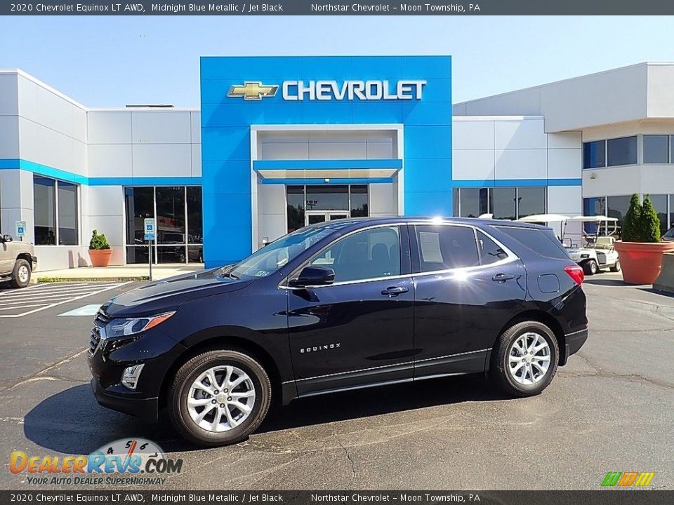 2020 Chevrolet Equinox LT AWD Midnight Blue Metallic / Jet Black Photo #1