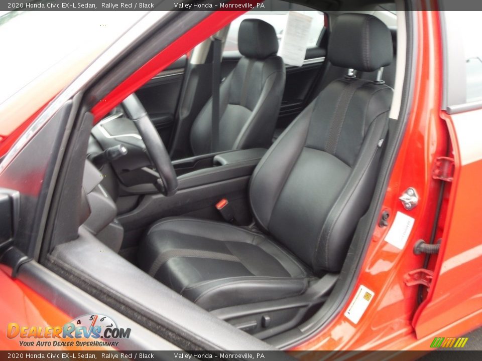 Front Seat of 2020 Honda Civic EX-L Sedan Photo #14