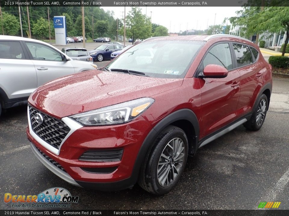 2019 Hyundai Tucson SEL AWD Gemstone Red / Black Photo #1