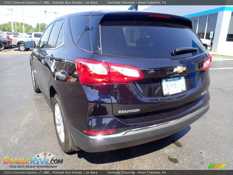 2020 Chevrolet Equinox LT AWD Midnight Blue Metallic / Jet Black Photo #5