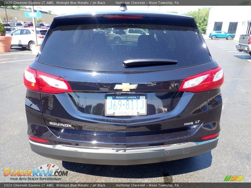 2020 Chevrolet Equinox LT AWD Midnight Blue Metallic / Jet Black Photo #6