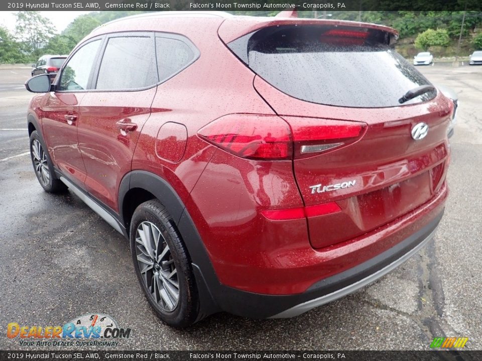 2019 Hyundai Tucson SEL AWD Gemstone Red / Black Photo #2