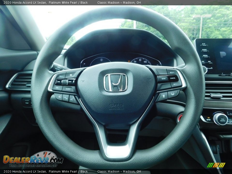 2020 Honda Accord LX Sedan Platinum White Pearl / Black Photo #9