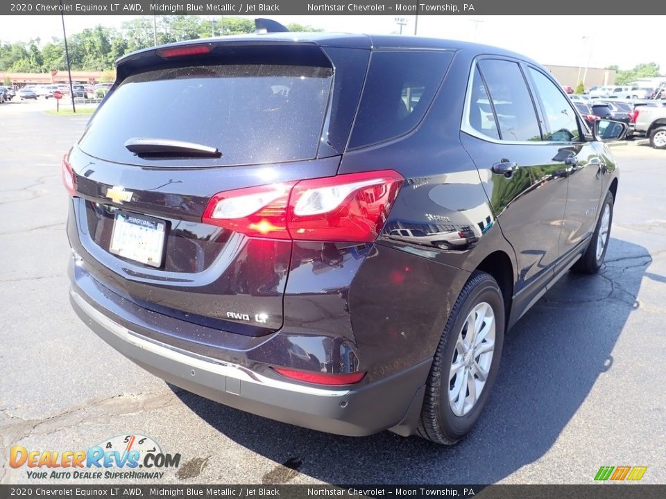 2020 Chevrolet Equinox LT AWD Midnight Blue Metallic / Jet Black Photo #8