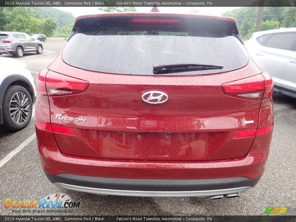 2019 Hyundai Tucson SEL AWD Gemstone Red / Black Photo #3