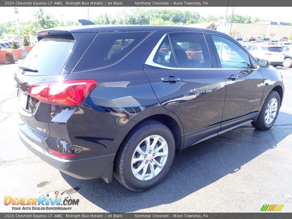 2020 Chevrolet Equinox LT AWD Midnight Blue Metallic / Jet Black Photo #9