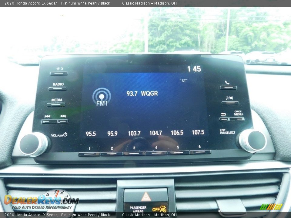2020 Honda Accord LX Sedan Platinum White Pearl / Black Photo #11