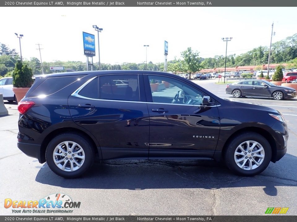 2020 Chevrolet Equinox LT AWD Midnight Blue Metallic / Jet Black Photo #10