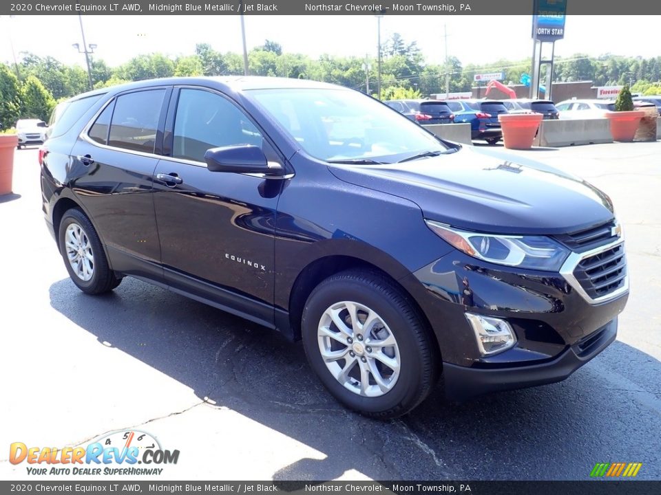 2020 Chevrolet Equinox LT AWD Midnight Blue Metallic / Jet Black Photo #11