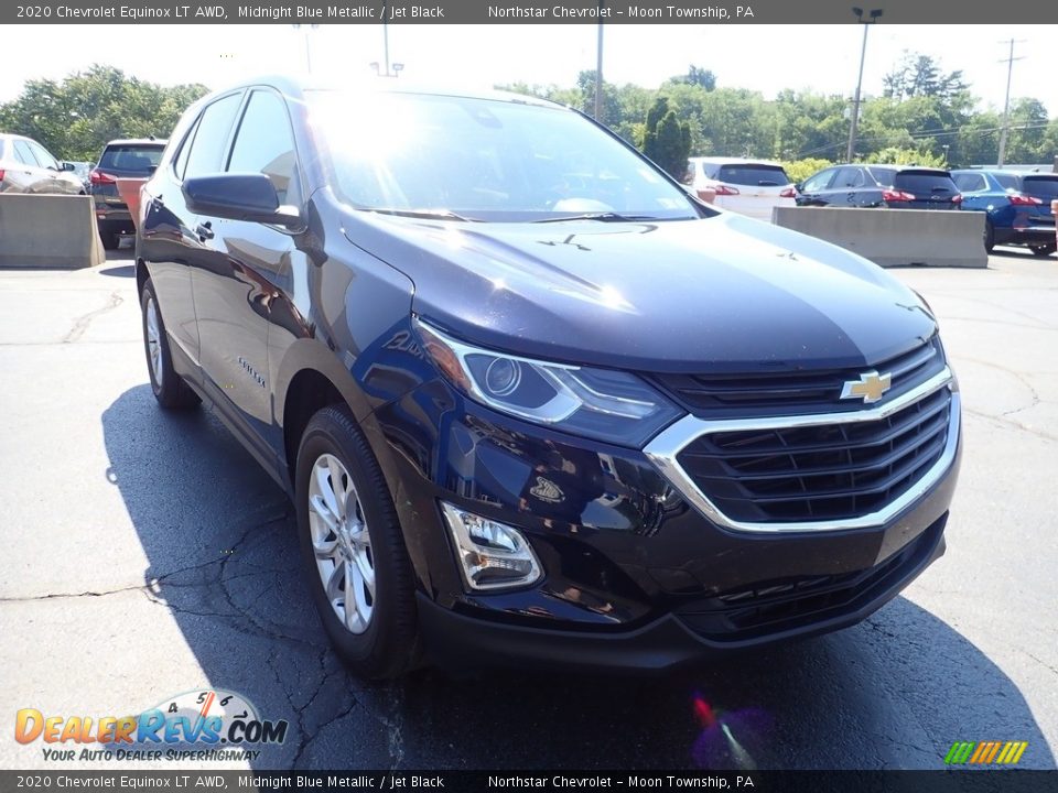 2020 Chevrolet Equinox LT AWD Midnight Blue Metallic / Jet Black Photo #12