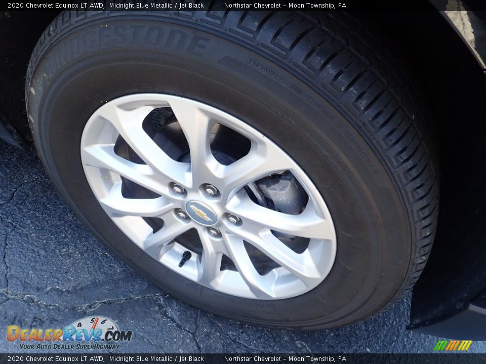 2020 Chevrolet Equinox LT AWD Midnight Blue Metallic / Jet Black Photo #14