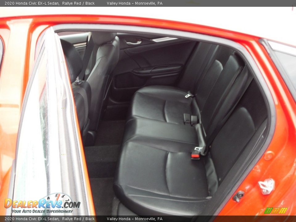 Rear Seat of 2020 Honda Civic EX-L Sedan Photo #25