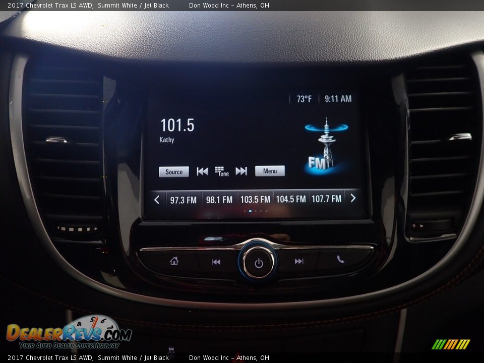 2017 Chevrolet Trax LS AWD Summit White / Jet Black Photo #26