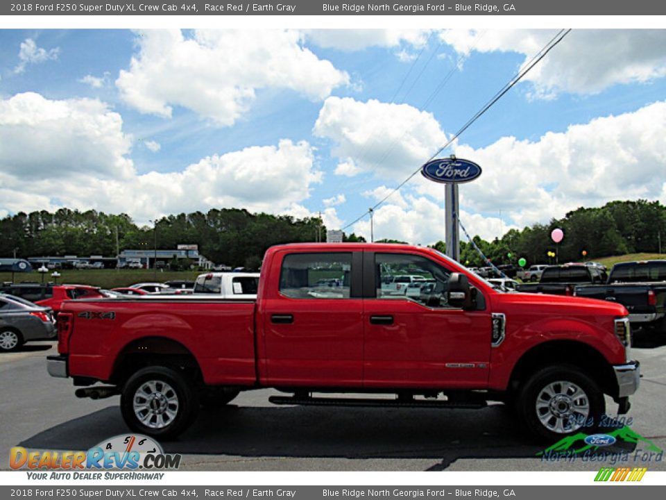 2018 Ford F250 Super Duty XL Crew Cab 4x4 Race Red / Earth Gray Photo #6