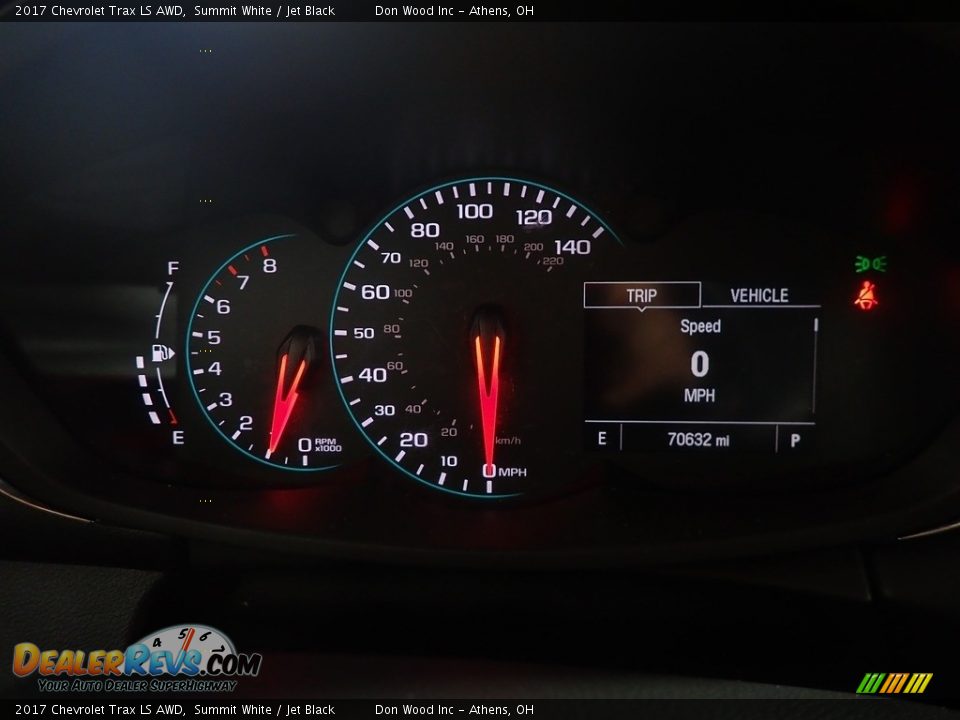 2017 Chevrolet Trax LS AWD Summit White / Jet Black Photo #28