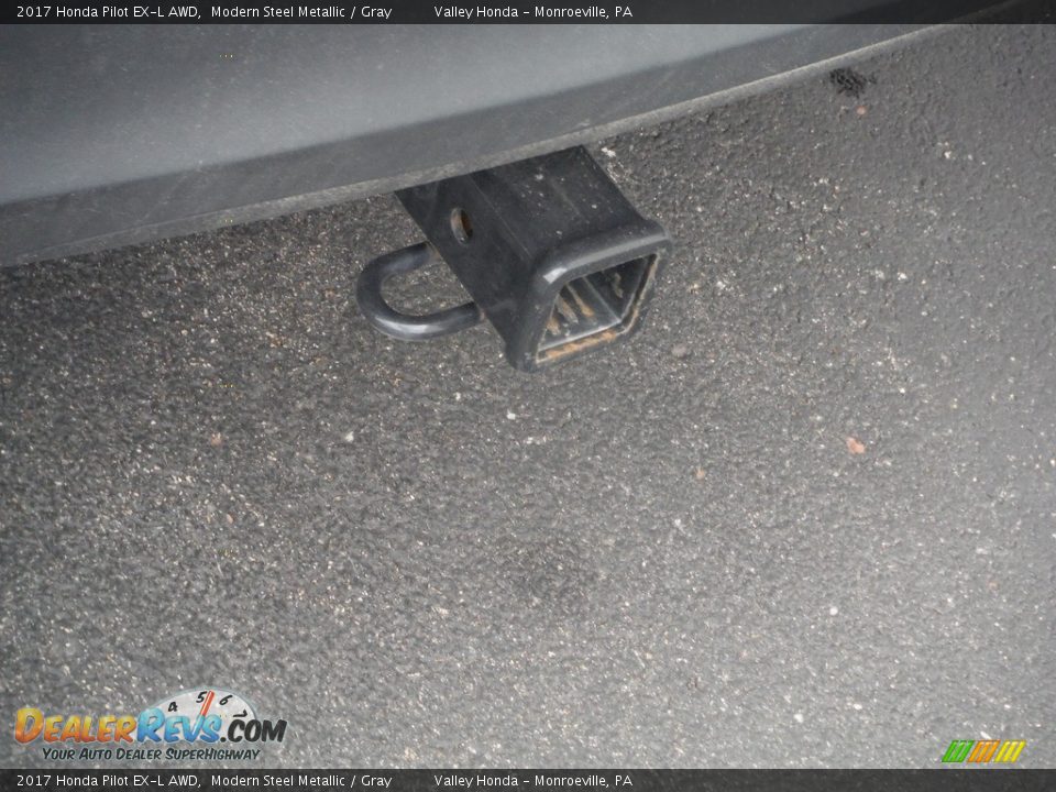 2017 Honda Pilot EX-L AWD Modern Steel Metallic / Gray Photo #9
