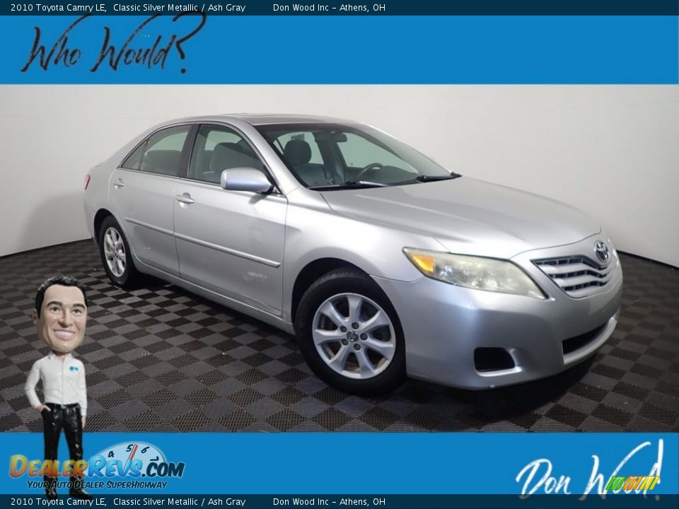 2010 Toyota Camry LE Classic Silver Metallic / Ash Gray Photo #1
