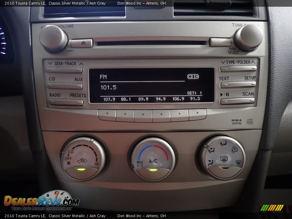 2010 Toyota Camry LE Classic Silver Metallic / Ash Gray Photo #2