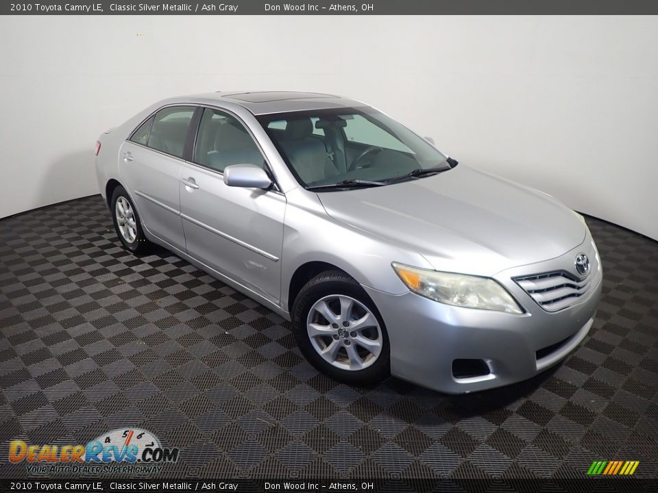 2010 Toyota Camry LE Classic Silver Metallic / Ash Gray Photo #3