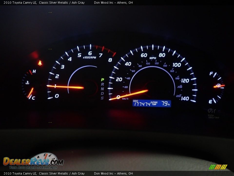 2010 Toyota Camry LE Classic Silver Metallic / Ash Gray Photo #17