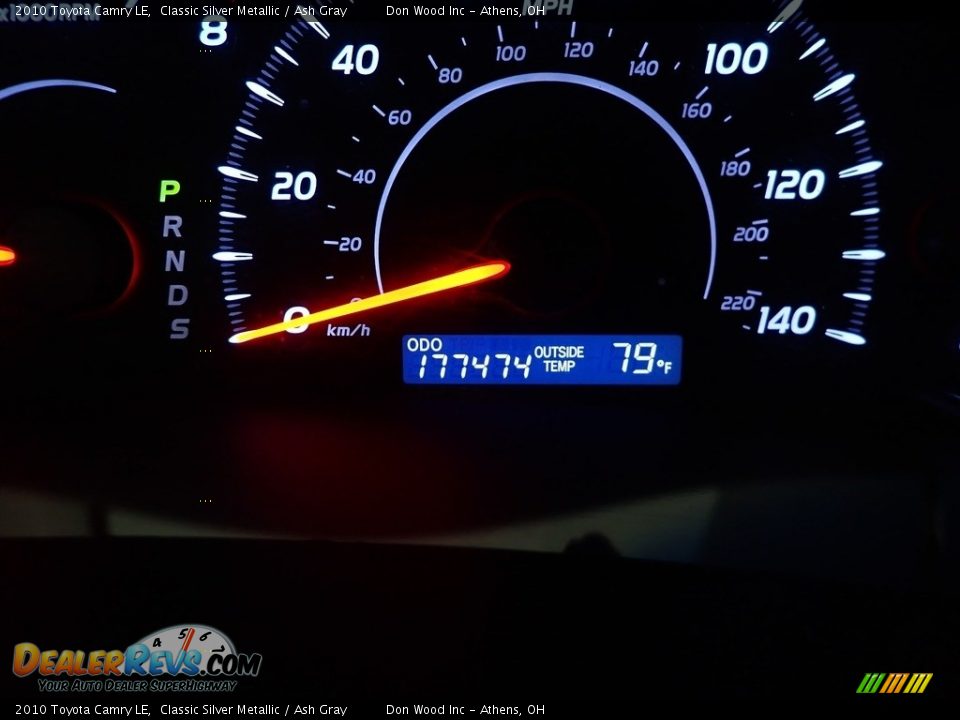 2010 Toyota Camry LE Classic Silver Metallic / Ash Gray Photo #20