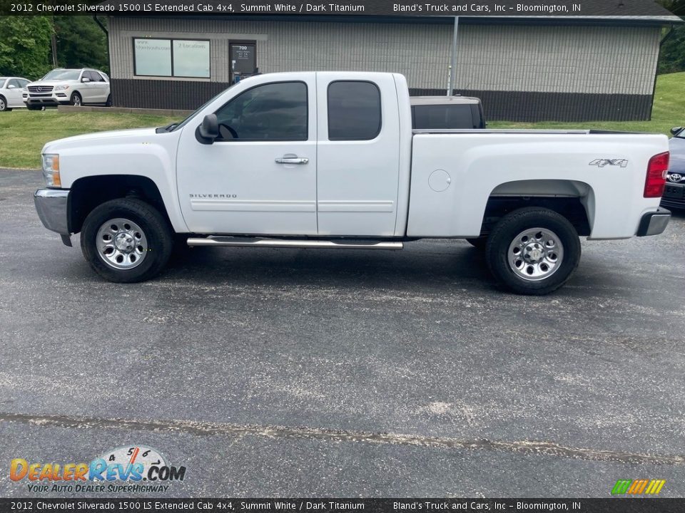 2012 Chevrolet Silverado 1500 LS Extended Cab 4x4 Summit White / Dark Titanium Photo #1