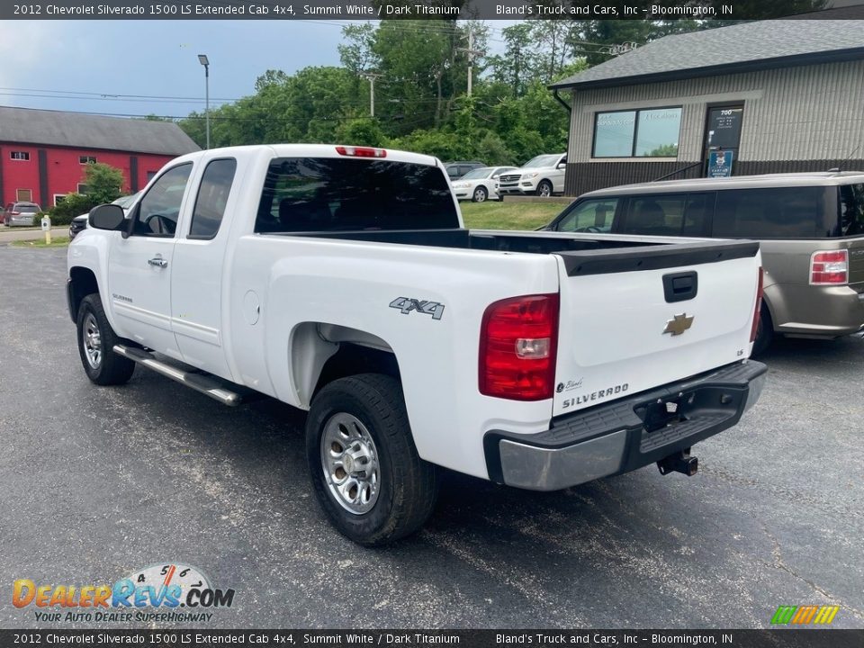 2012 Chevrolet Silverado 1500 LS Extended Cab 4x4 Summit White / Dark Titanium Photo #3