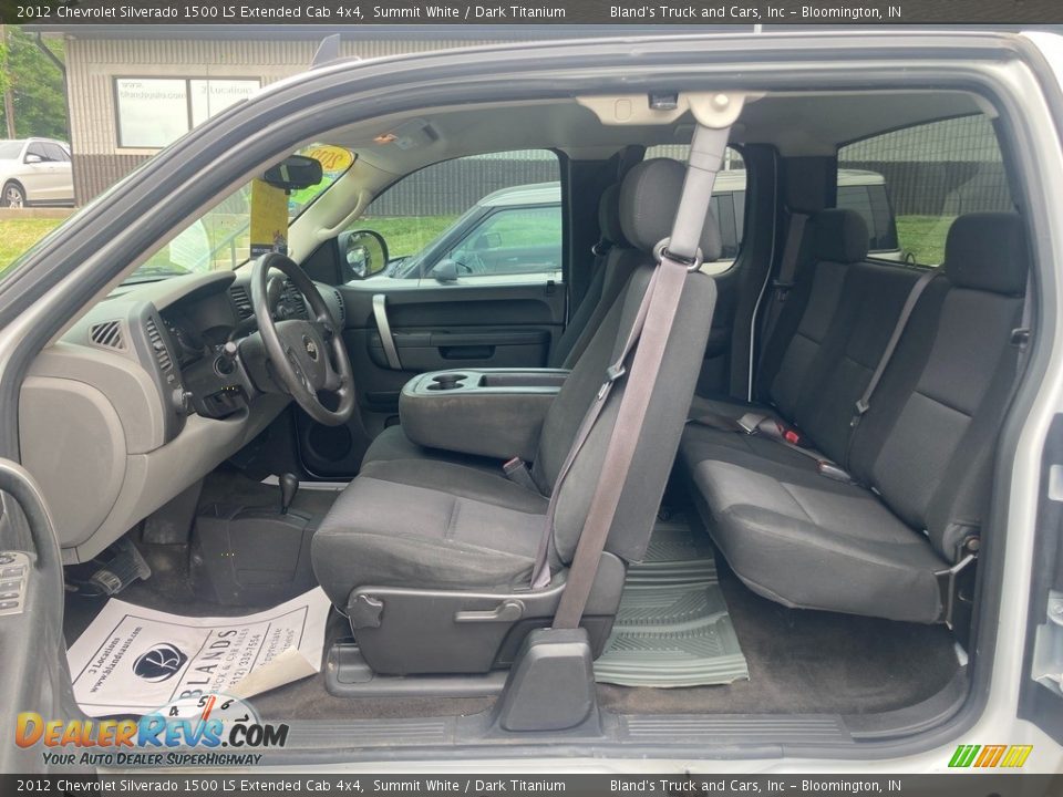 2012 Chevrolet Silverado 1500 LS Extended Cab 4x4 Summit White / Dark Titanium Photo #10