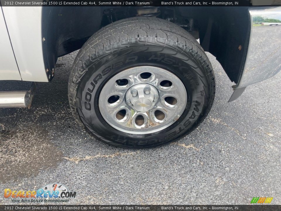 2012 Chevrolet Silverado 1500 LS Extended Cab 4x4 Summit White / Dark Titanium Photo #21