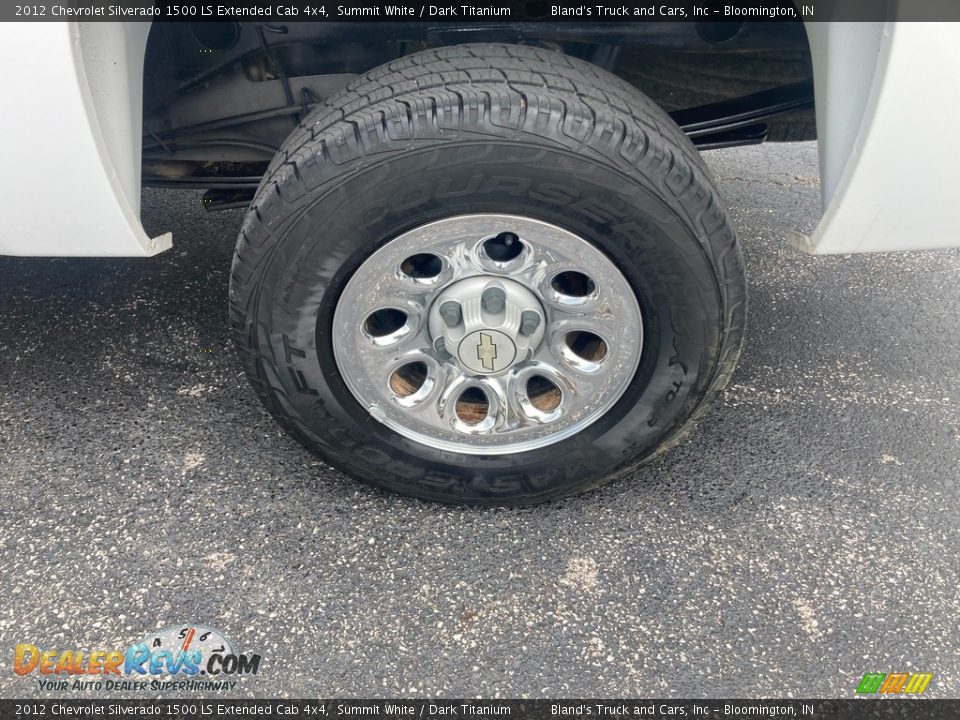2012 Chevrolet Silverado 1500 LS Extended Cab 4x4 Summit White / Dark Titanium Photo #23