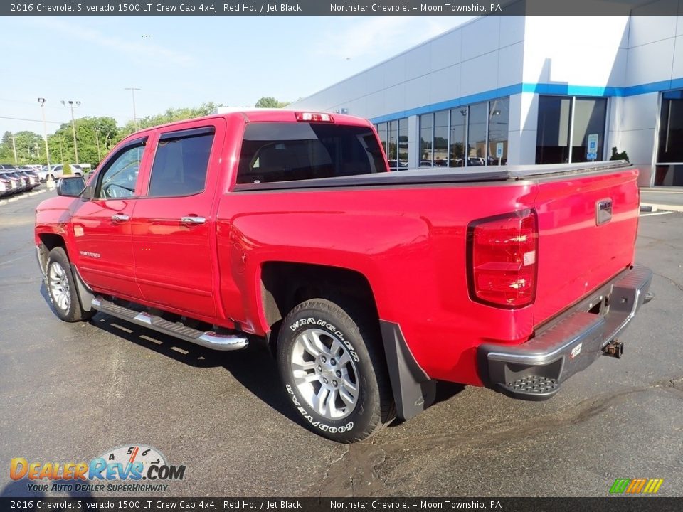 2016 Chevrolet Silverado 1500 LT Crew Cab 4x4 Red Hot / Jet Black Photo #4