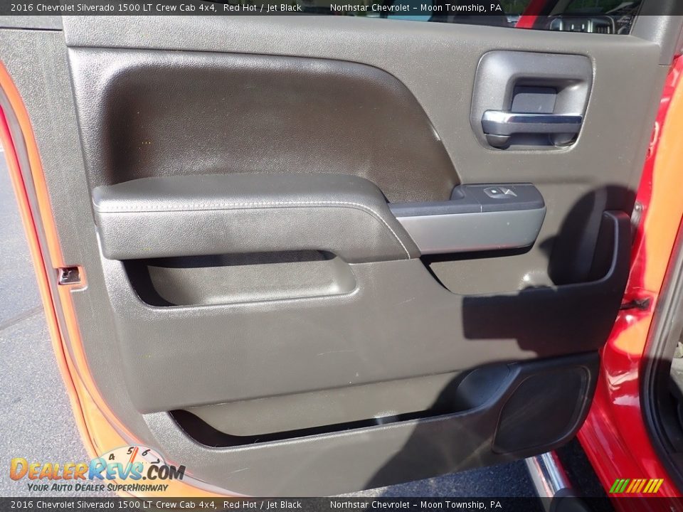 2016 Chevrolet Silverado 1500 LT Crew Cab 4x4 Red Hot / Jet Black Photo #23
