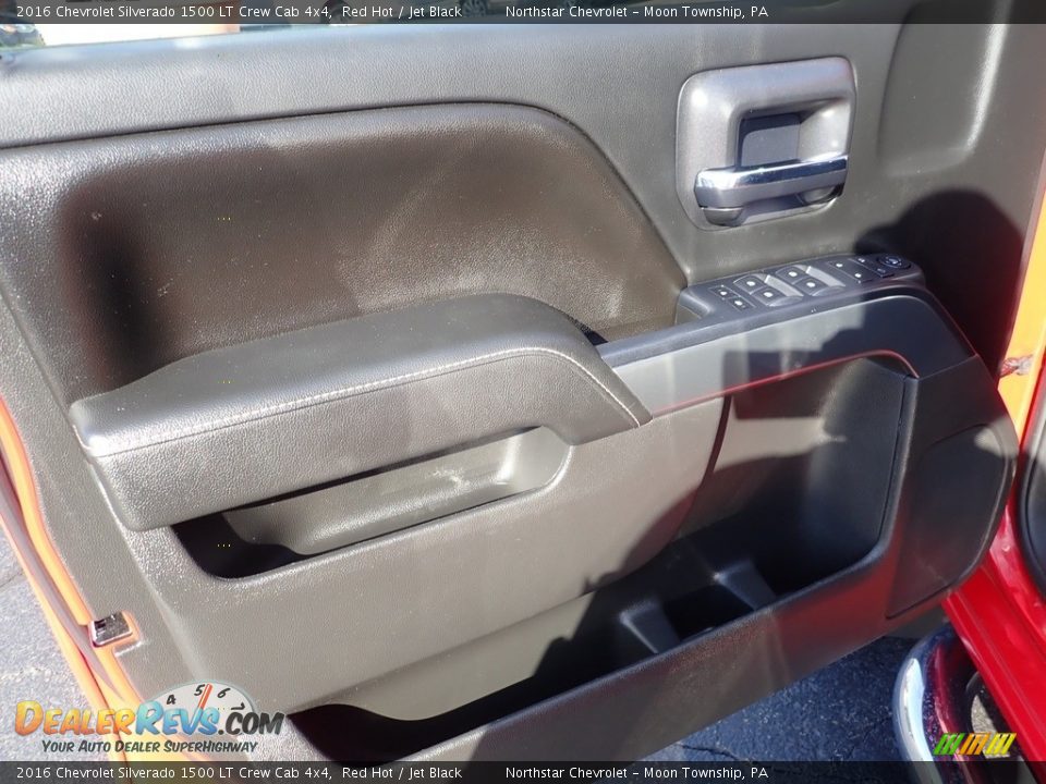 2016 Chevrolet Silverado 1500 LT Crew Cab 4x4 Red Hot / Jet Black Photo #24