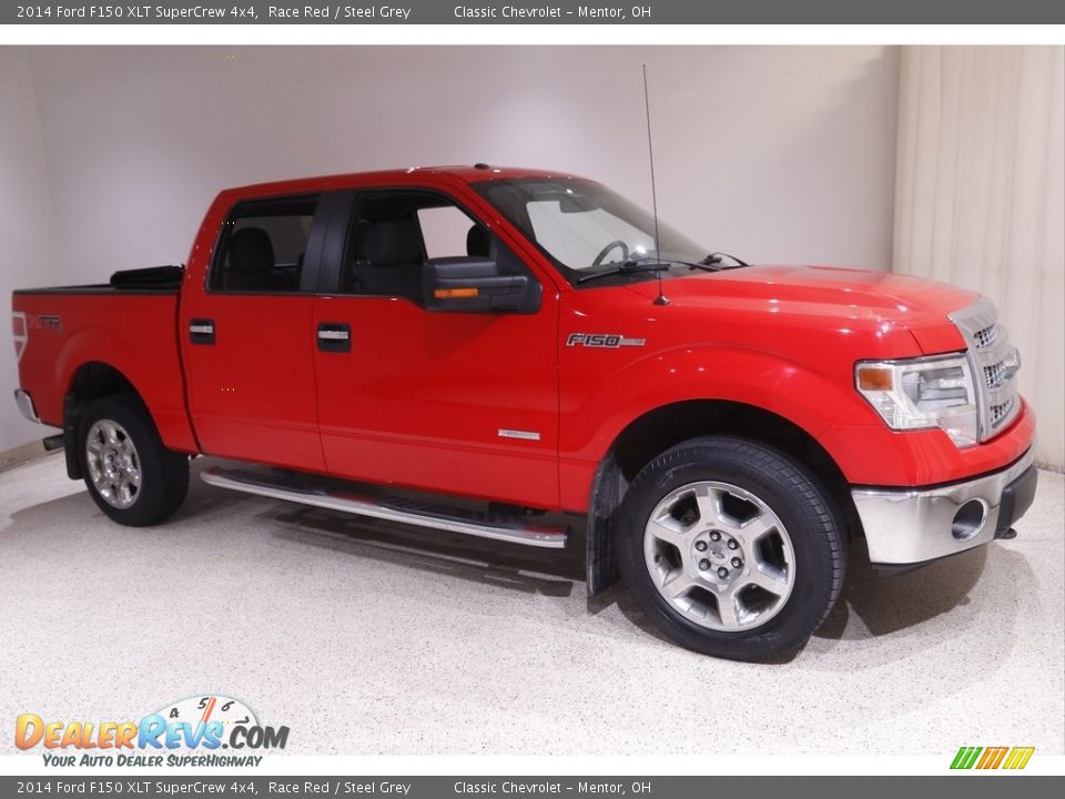 2014 Ford F150 XLT SuperCrew 4x4 Race Red / Steel Grey Photo #1