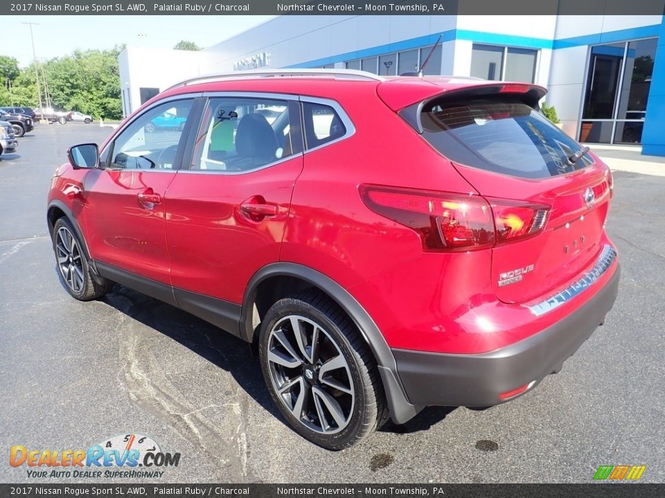 2017 Nissan Rogue Sport SL AWD Palatial Ruby / Charcoal Photo #4