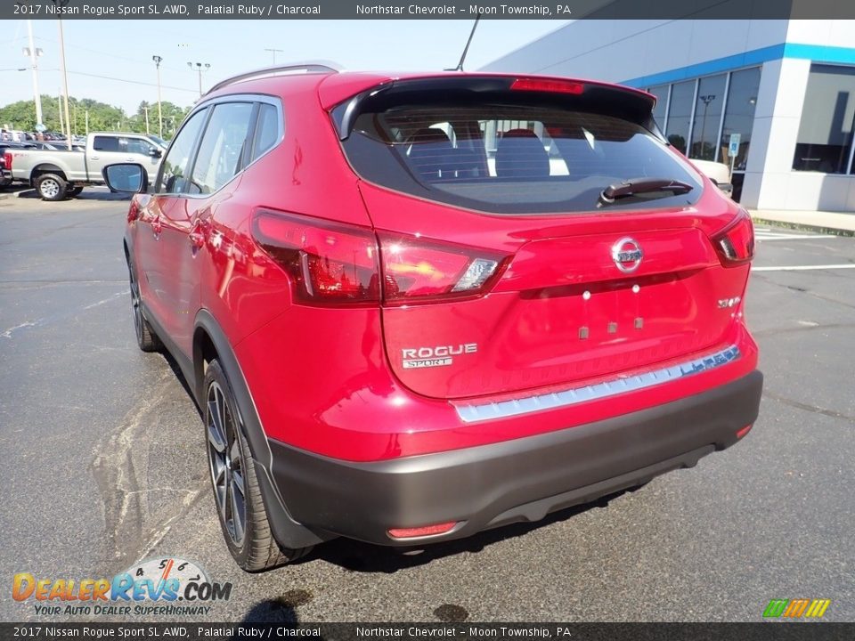 2017 Nissan Rogue Sport SL AWD Palatial Ruby / Charcoal Photo #5