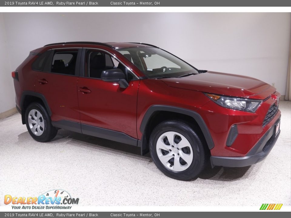 2019 Toyota RAV4 LE AWD Ruby Flare Pearl / Black Photo #1