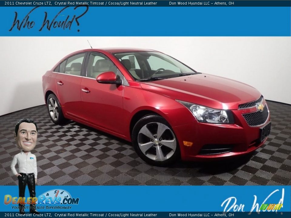 2011 Chevrolet Cruze LTZ Crystal Red Metallic Tintcoat / Cocoa/Light Neutral Leather Photo #1