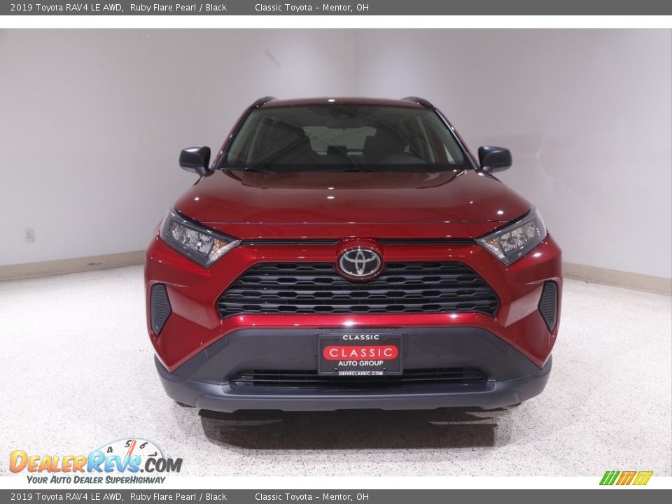 2019 Toyota RAV4 LE AWD Ruby Flare Pearl / Black Photo #2