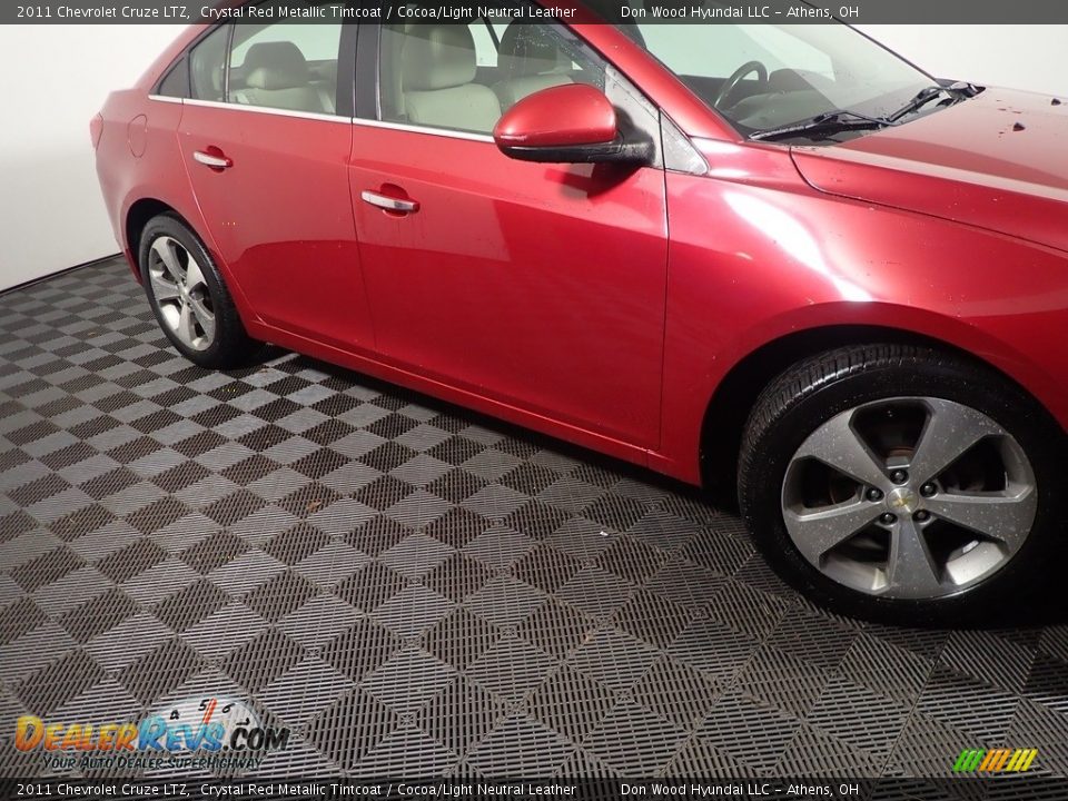 2011 Chevrolet Cruze LTZ Crystal Red Metallic Tintcoat / Cocoa/Light Neutral Leather Photo #3