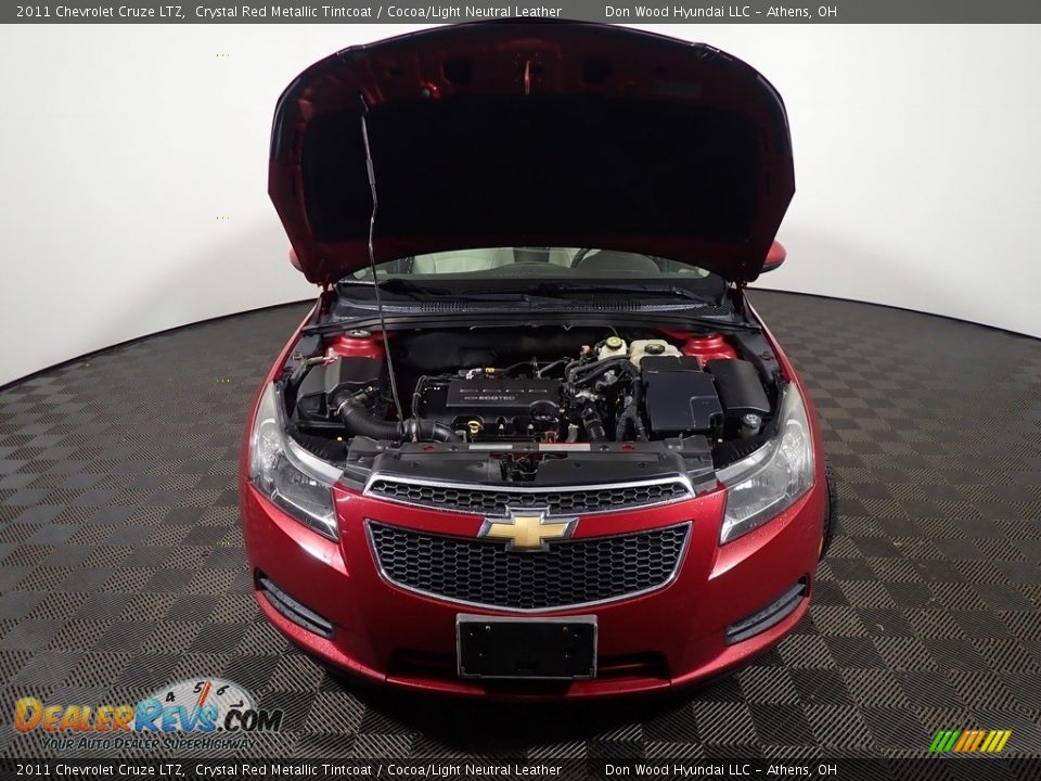 2011 Chevrolet Cruze LTZ Crystal Red Metallic Tintcoat / Cocoa/Light Neutral Leather Photo #5