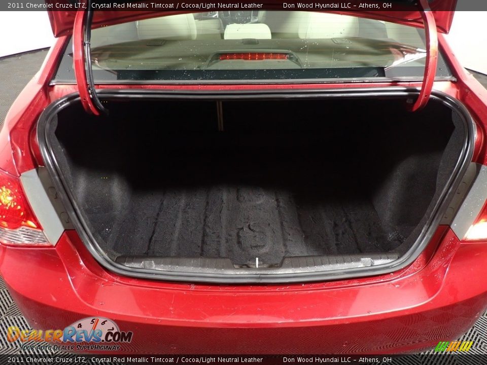 2011 Chevrolet Cruze LTZ Crystal Red Metallic Tintcoat / Cocoa/Light Neutral Leather Photo #12