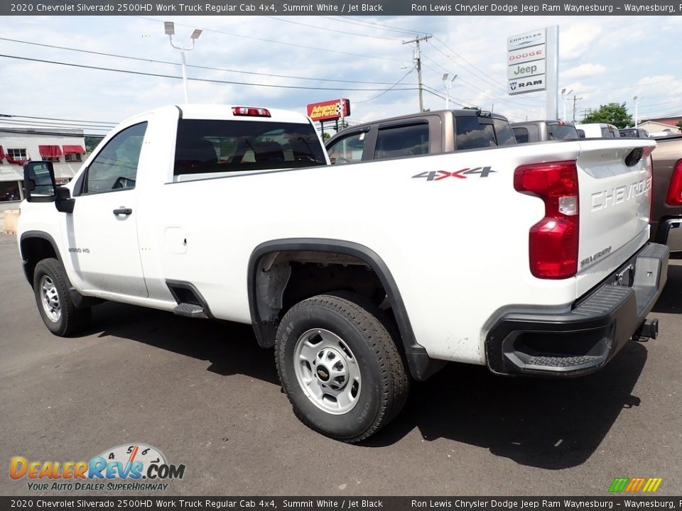 2020 Chevrolet Silverado 2500HD Work Truck Regular Cab 4x4 Summit White / Jet Black Photo #2