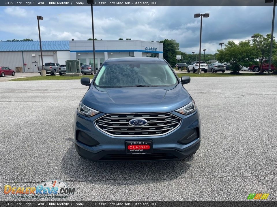 2019 Ford Edge SE AWD Blue Metallic / Ebony Photo #1