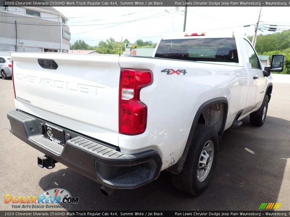 2020 Chevrolet Silverado 2500HD Work Truck Regular Cab 4x4 Summit White / Jet Black Photo #3