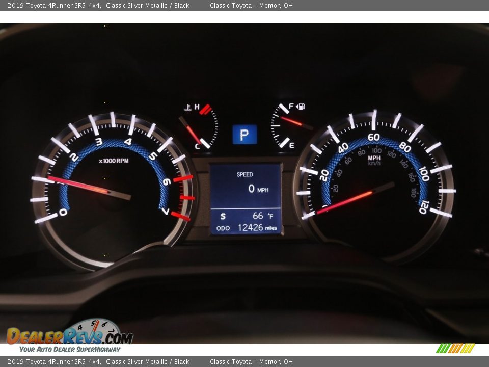 2019 Toyota 4Runner SR5 4x4 Classic Silver Metallic / Black Photo #8