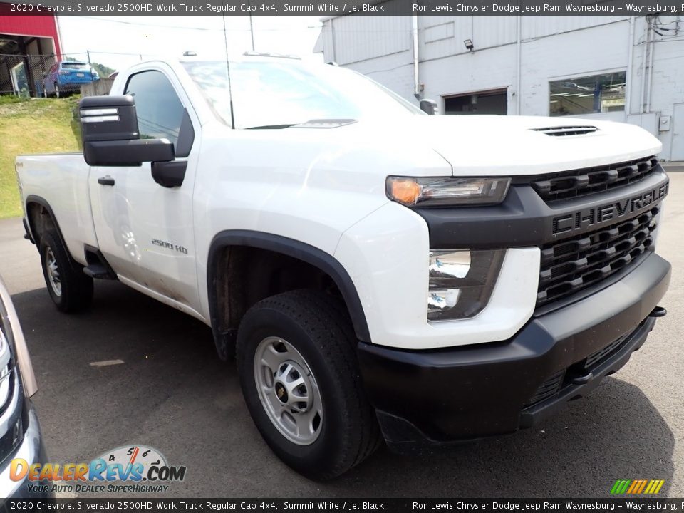 2020 Chevrolet Silverado 2500HD Work Truck Regular Cab 4x4 Summit White / Jet Black Photo #4