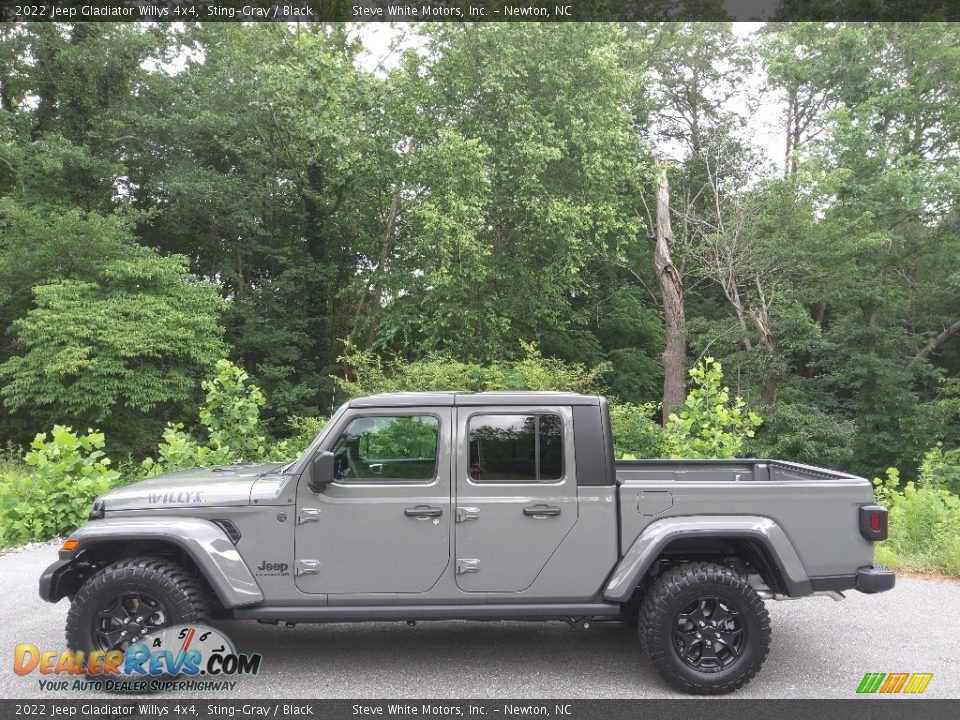 2022 Jeep Gladiator Willys 4x4 Sting-Gray / Black Photo #1