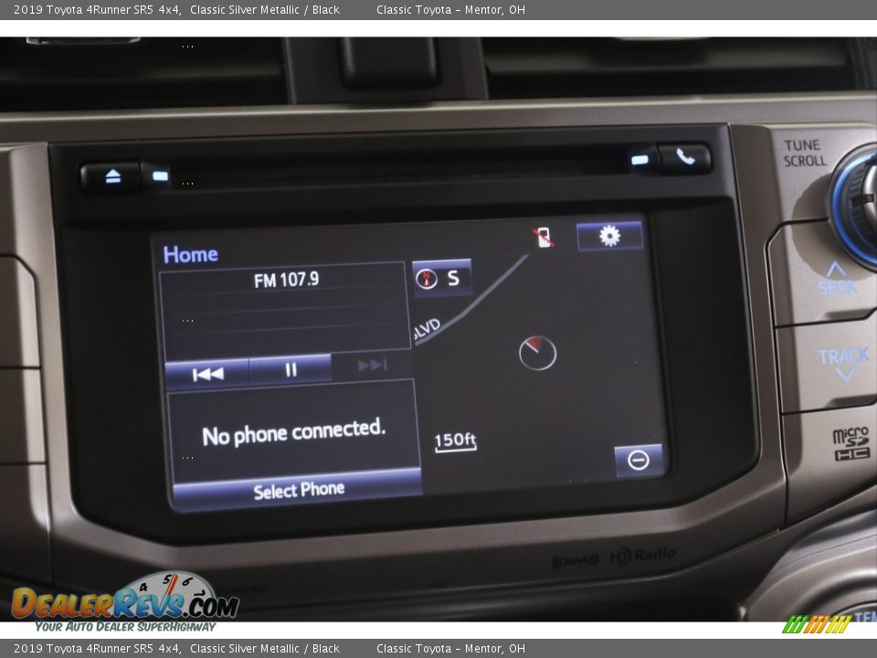 2019 Toyota 4Runner SR5 4x4 Classic Silver Metallic / Black Photo #10