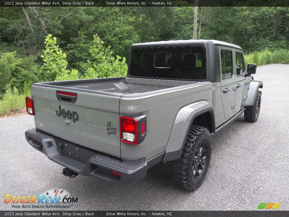 2022 Jeep Gladiator Willys 4x4 Sting-Gray / Black Photo #6